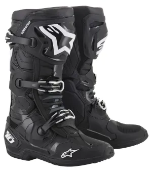 ALPINESTARS TECH 10 BOOTS BLACK SIZE 09 2010020-10-9