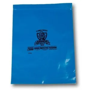 ARMOR Poly VCI Zip Top Bags - 3" x 5" - 4 mil