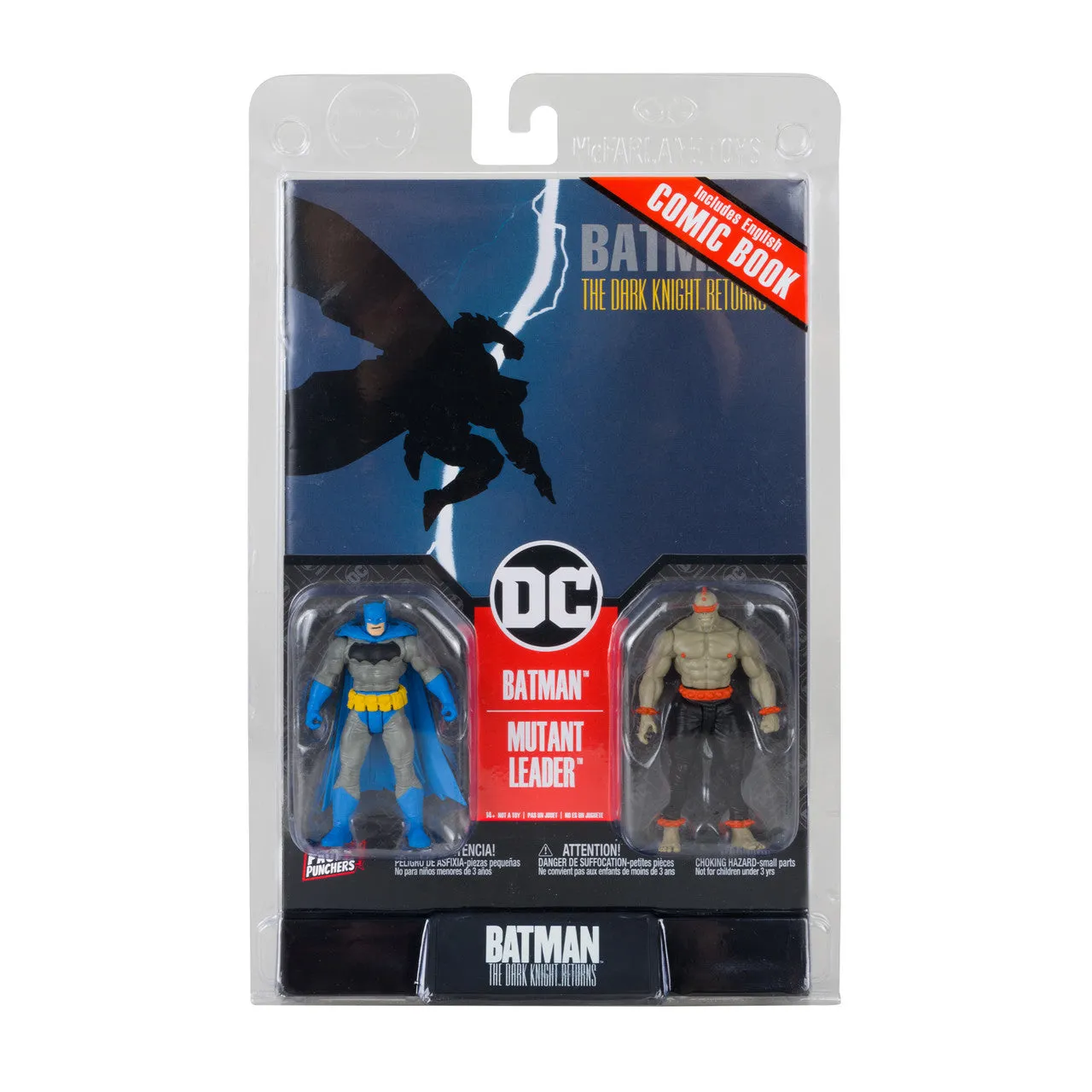 Batman & Mutant Leader w/Comic (Page Punchers) 2-Pack 3" Scale Action Figures - (DC Direct) McFarlane Toys