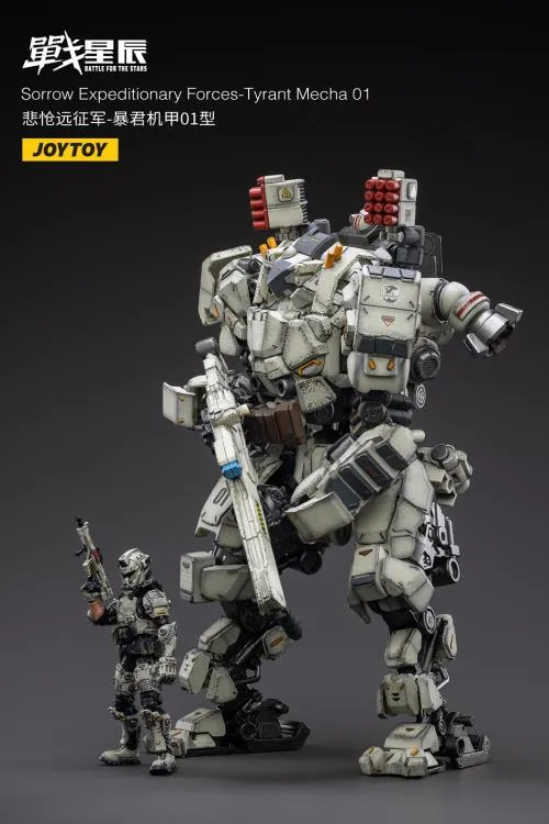 Battle for the Stars Sorrow Expeditionary Forces Tyrant Mecha 01 With Pilot 1/18 Scale Figure Set