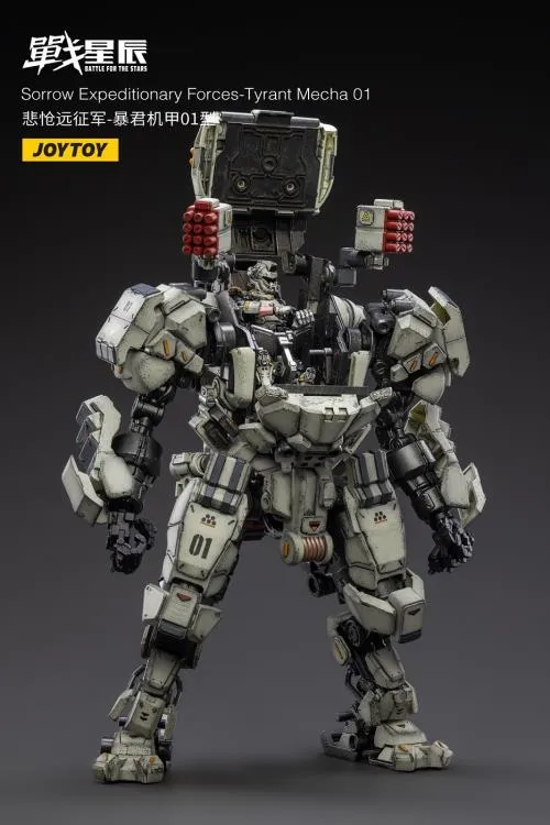 Battle for the Stars Sorrow Expeditionary Forces Tyrant Mecha 01 With Pilot 1/18 Scale Figure Set