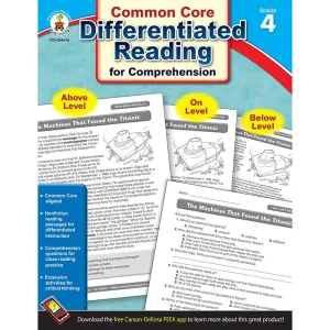 BOOK 4 DIFFERENTIATED READING FOR