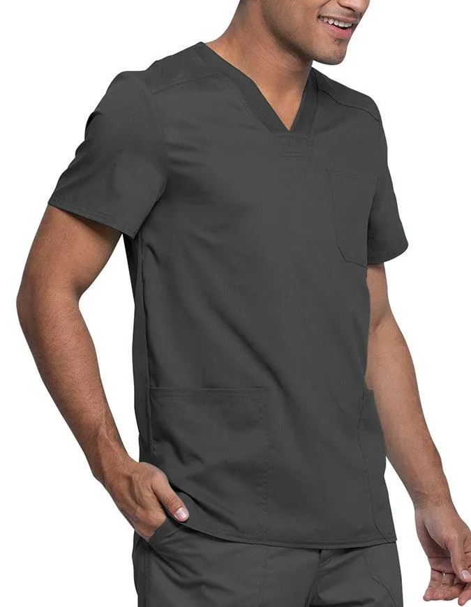 Cherokee Workwear Revolution Tech Men's 3 Pocket V-Neck Top