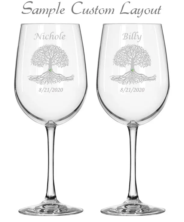 Custom Healy Signature Collection Red Wine Glasses