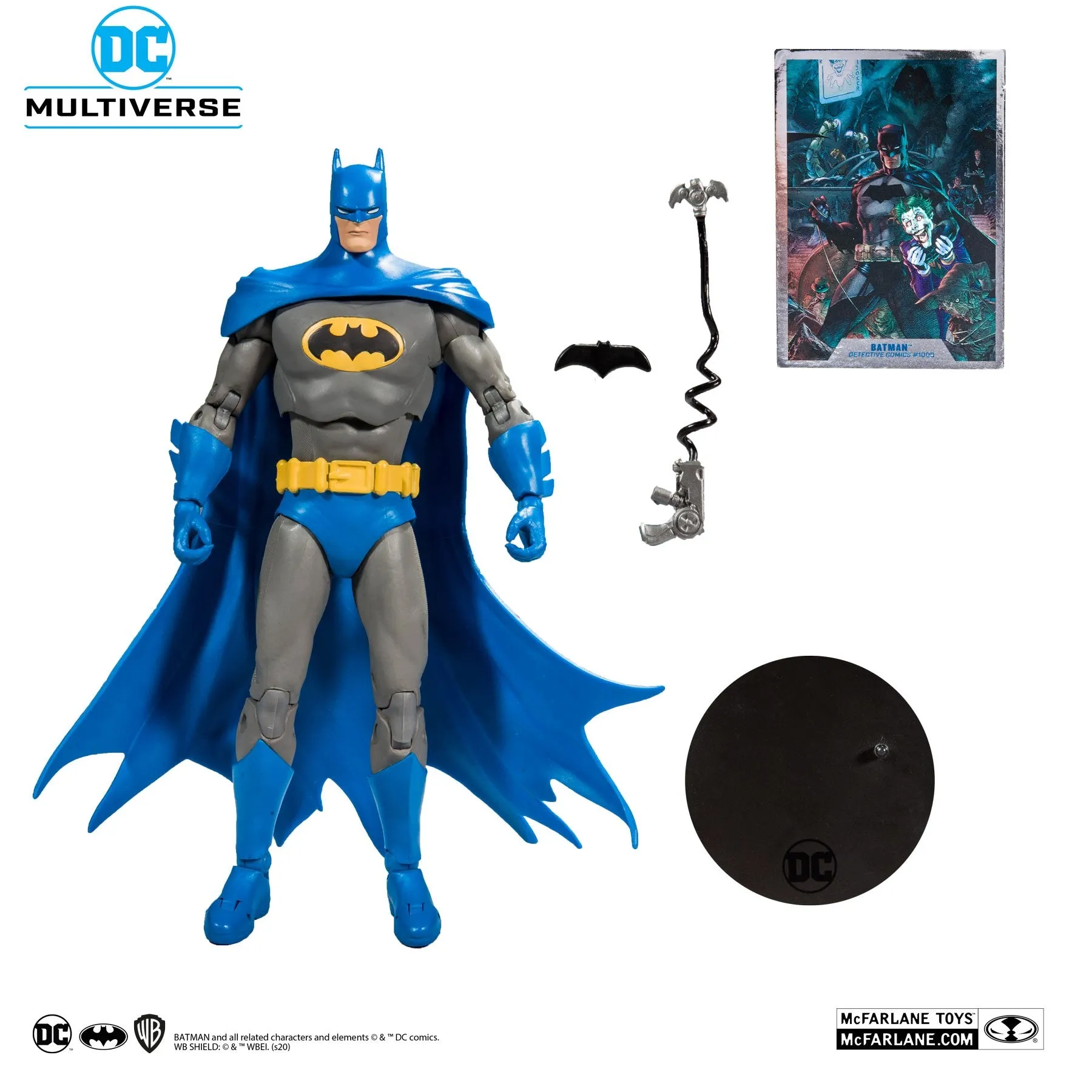 DC Multiverse - Batman: Detective Comics no.1000 Blue Variant 7" Inch Action Figure - McFarlane Toys