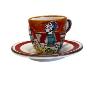 Fishermen Espresso Cup & Saucer