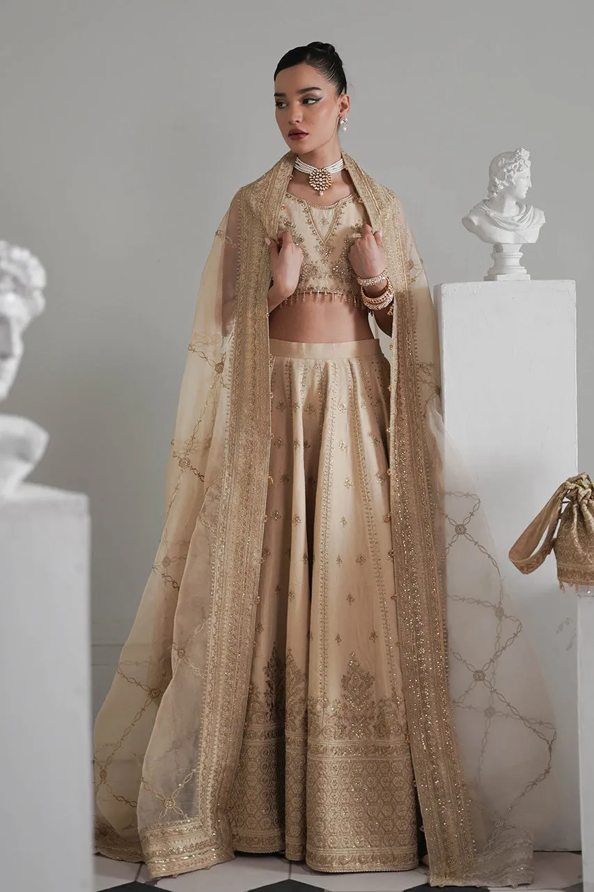 FORMALS'24 -Tuscan Beige Timeless Lehnga Choli Set Wedding Edit 2024/2025 (NPA3-24428)