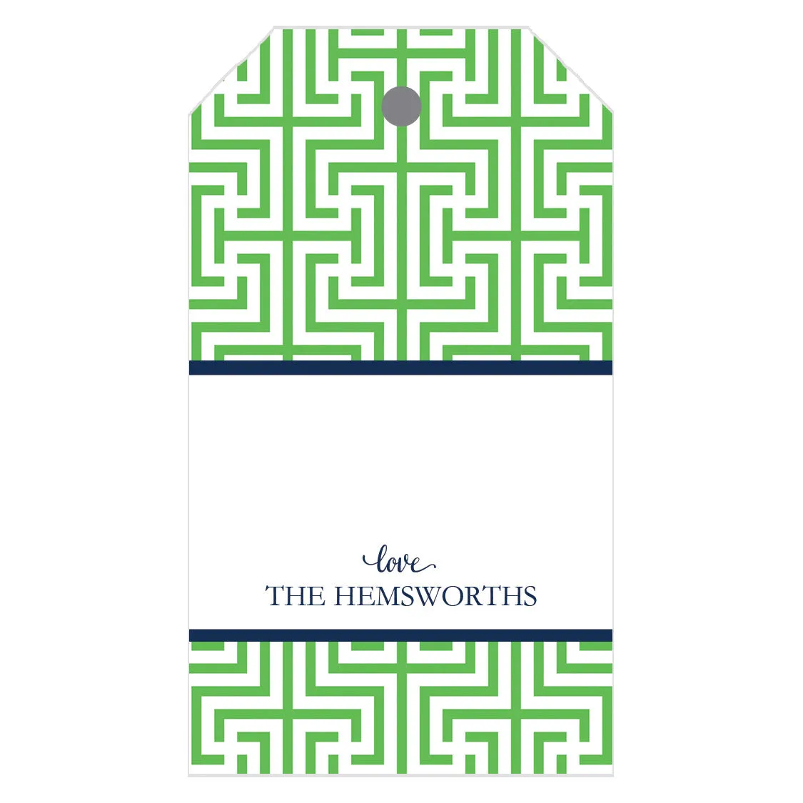 Garden Maze Personalized Gift Tags