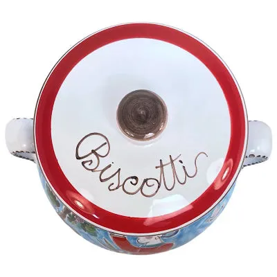 Grape Picker Biscotti Jar by De Simone