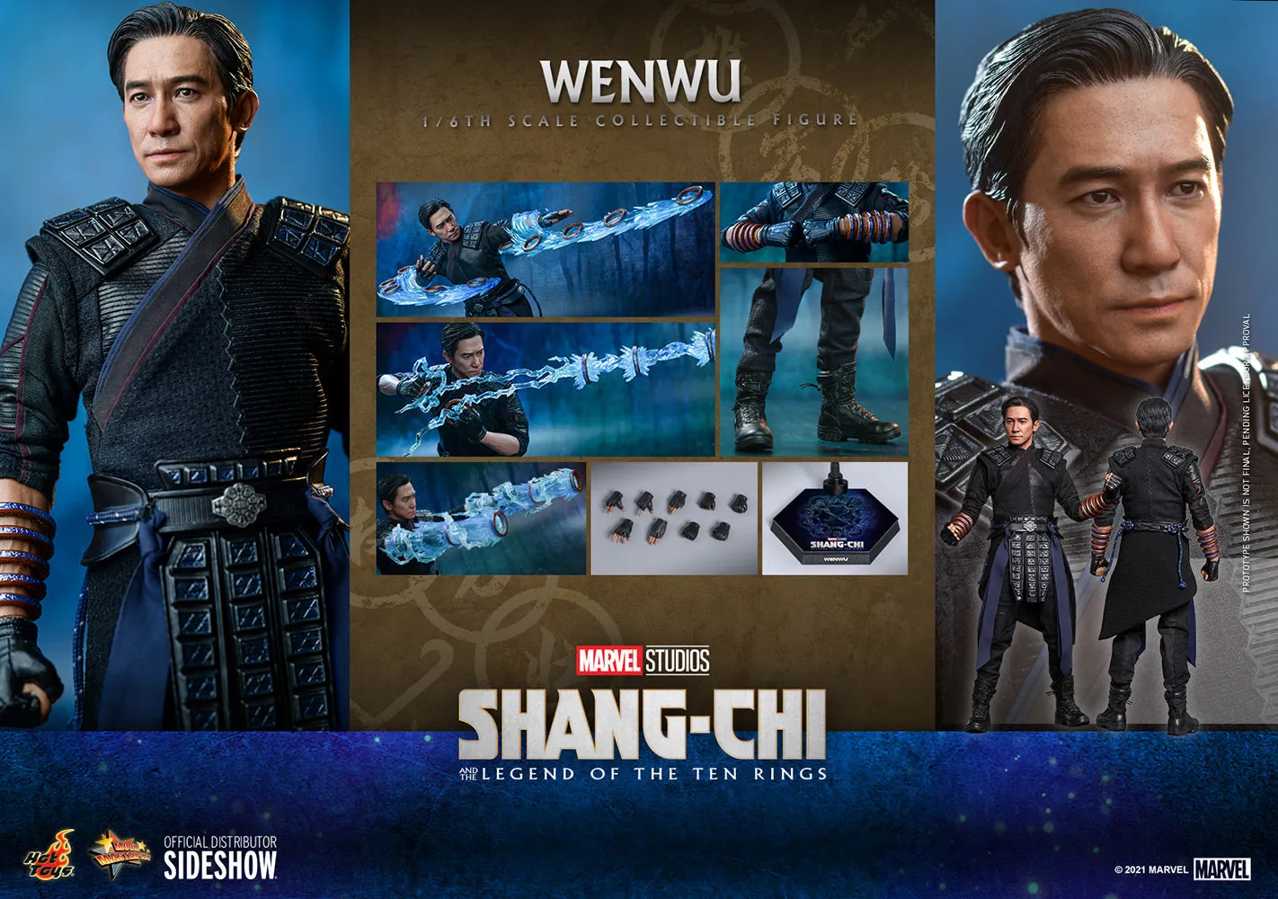 Hot Toys Movie Masterpiece 1/6 Scale Figure - Shang-Chi and the Legend of the Ten Rings - Wenwu