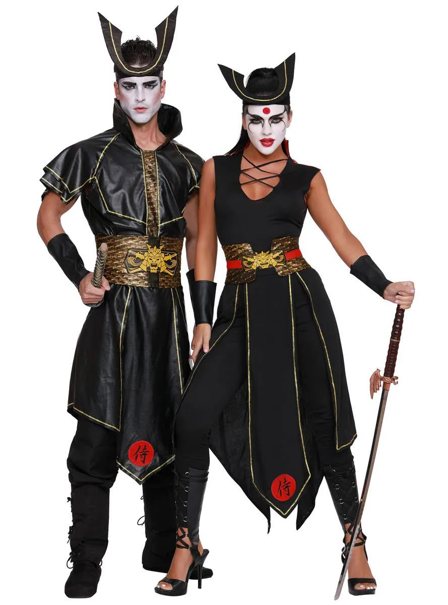 Japanese Samurai Warrior Deluxe Mens Fancy Dress Costume