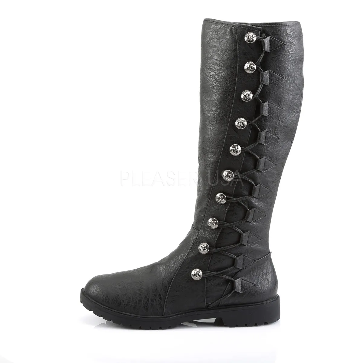 King Louis Fleur de lis Boots