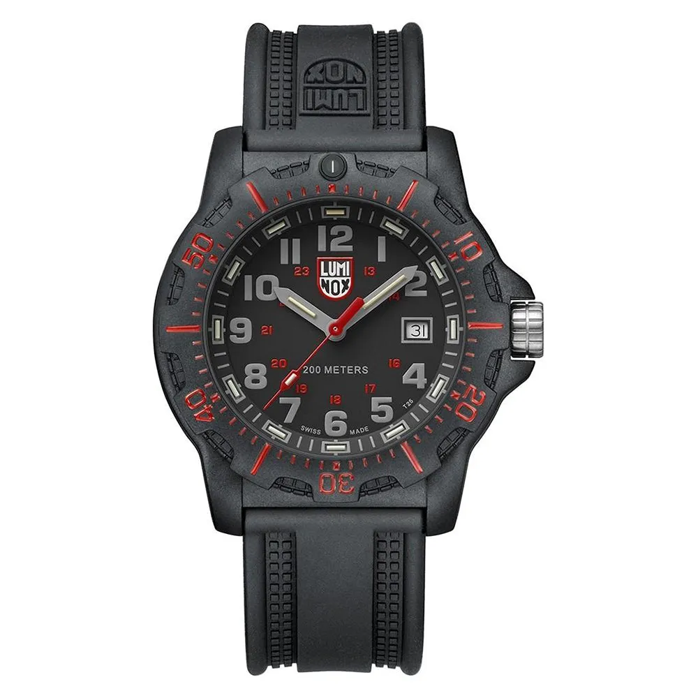 Luminox Men's Black Ops 8800 Series Black Polyurethane Band Black Analog Dial Quartz Watch - XL.8882.F