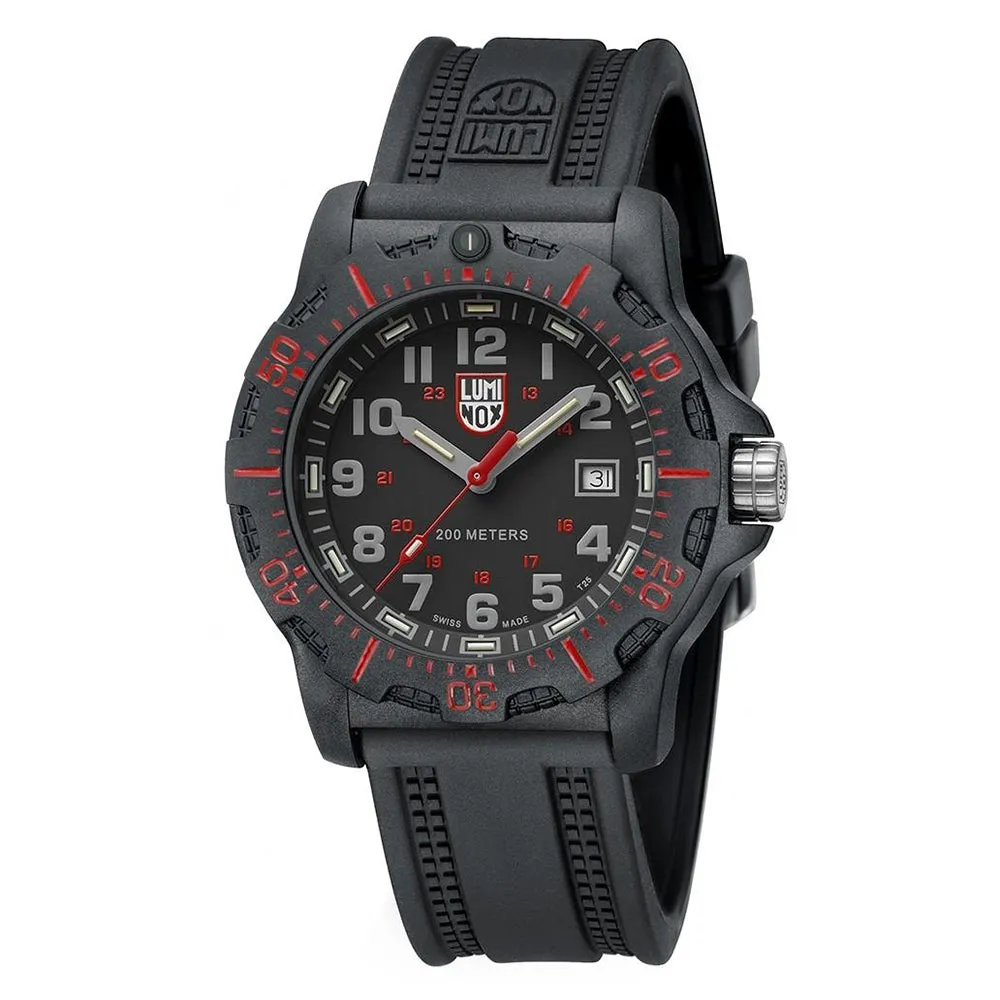 Luminox Men's Black Ops 8800 Series Black Polyurethane Band Black Analog Dial Quartz Watch - XL.8895