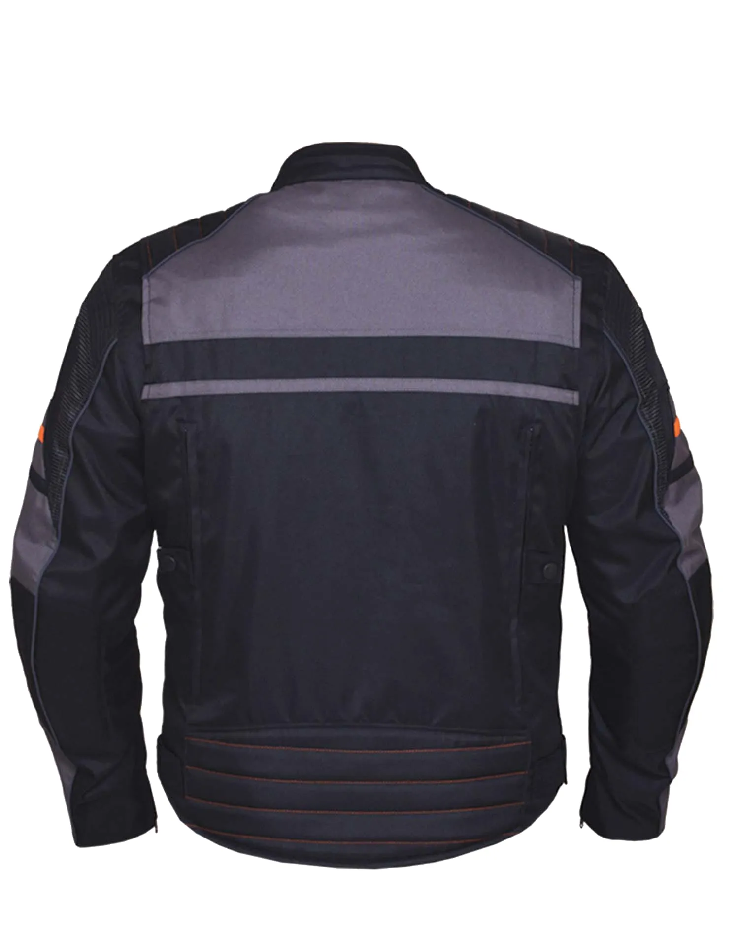 Men's Revolution Gear 2-tone Nylon Motorcycle Jacket