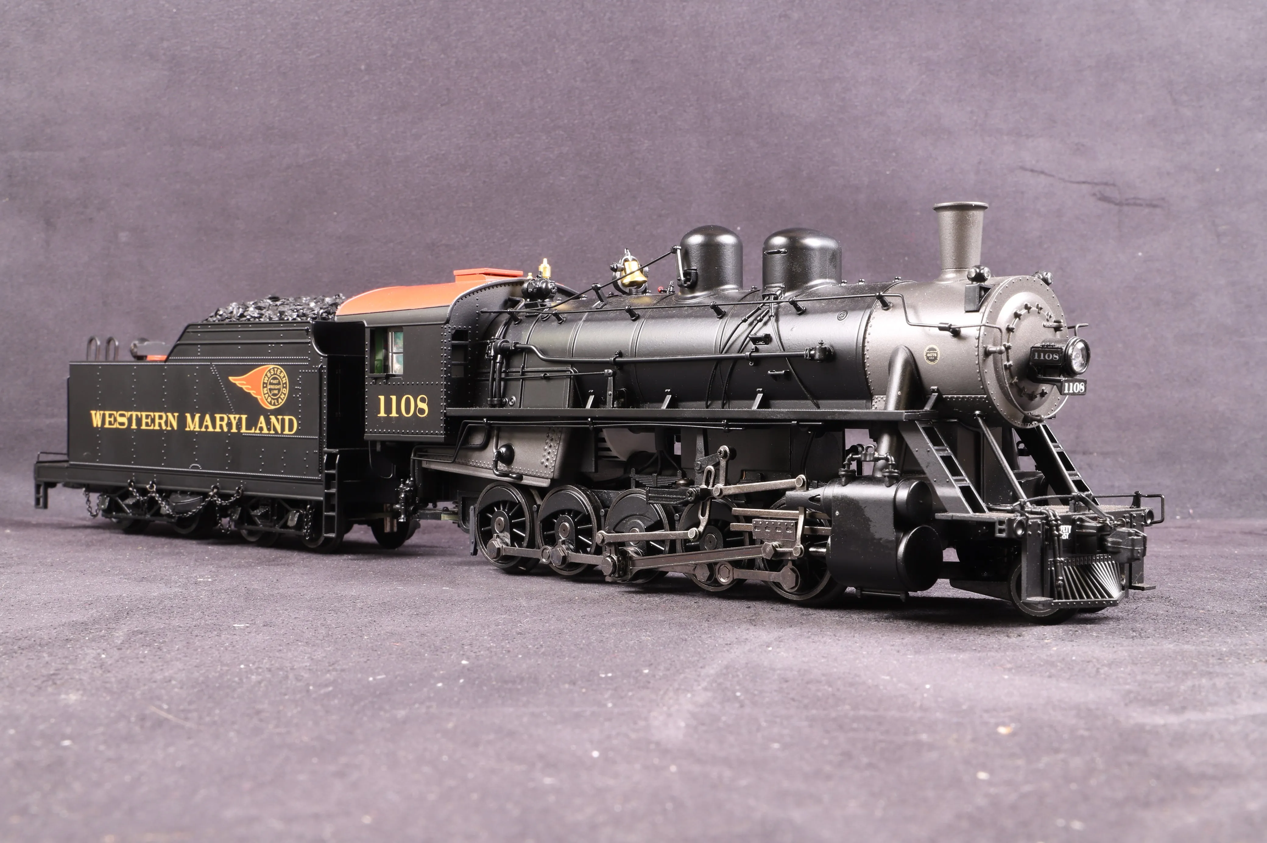 MTH 20-3311-1 O Gauge Russian Decapod Western Maryland, Proto Smoke/Sound 2.0, 3-Rail