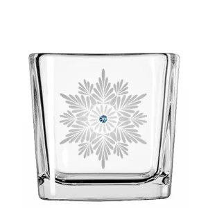 Shimmering Snowflake Votive