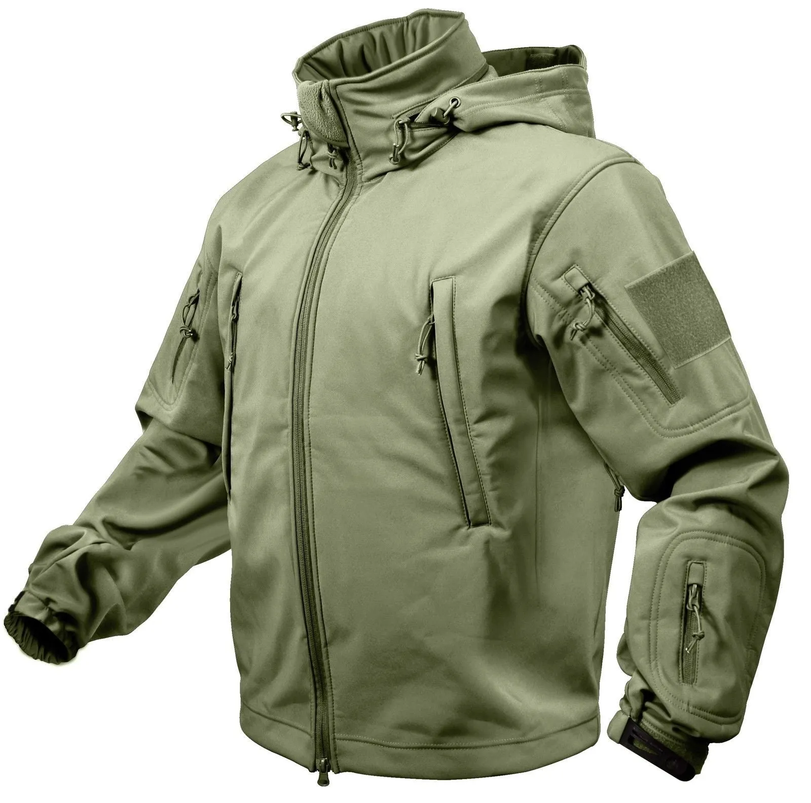 Special OPS Tactical Soft Shell Jacket w Waterproof Shell