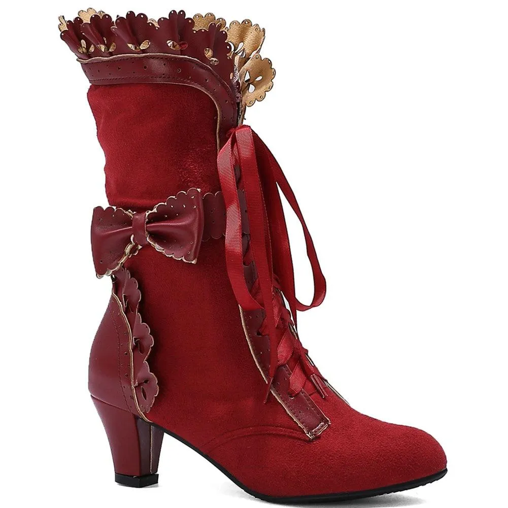 Steampunk Heels Boots