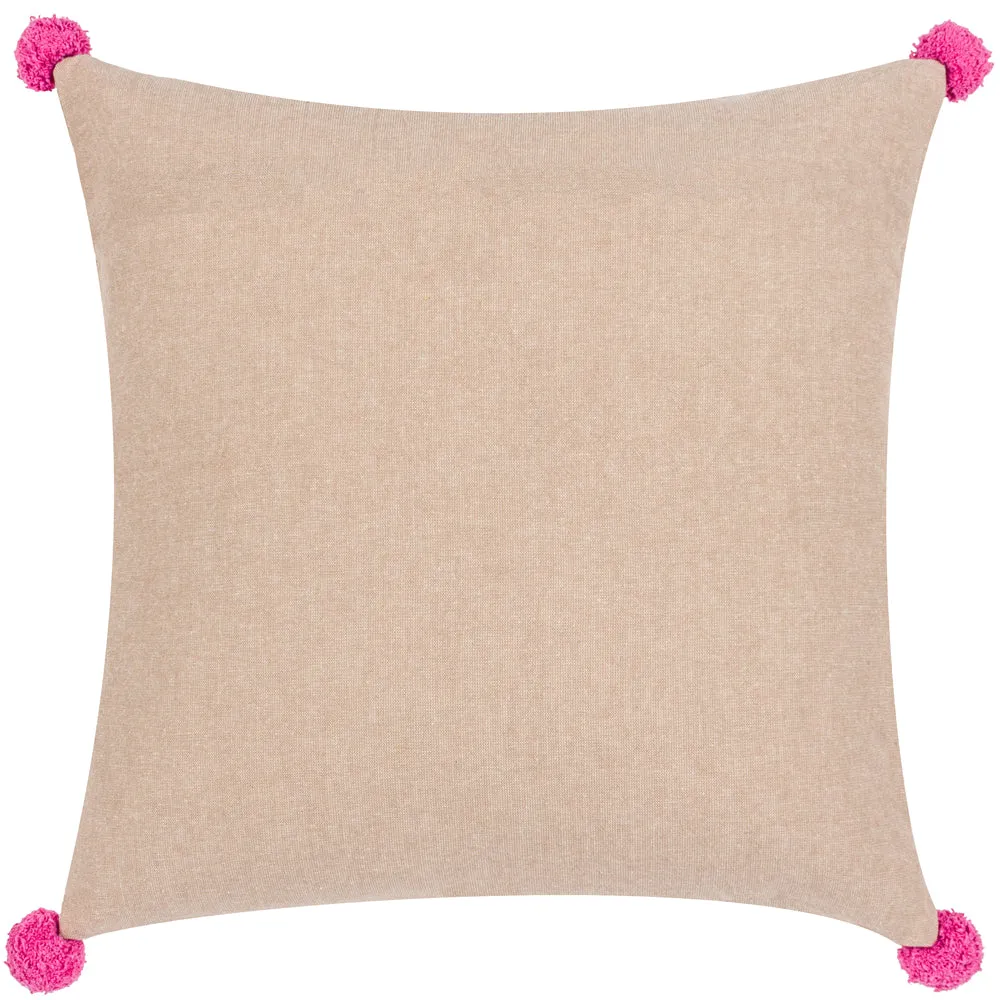 Zedra Embroidered Cushion Fern